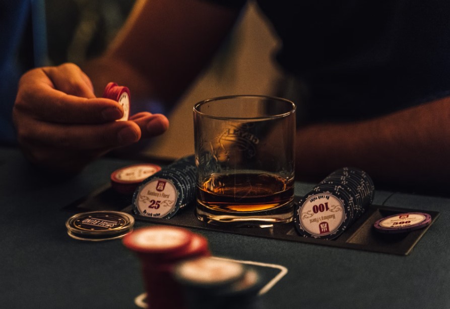 poker and whiskey
